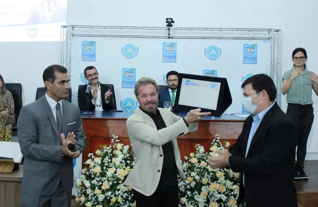 Deputado Luiz Fernando Faria recebe título de Cidadão Honorário de Barbacena